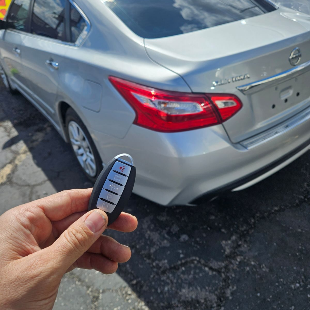 Fully equipped mobile automotive locksmith service van with professional key programming equipment, diagnostic tools, and key cutting machines serving Las Vegas