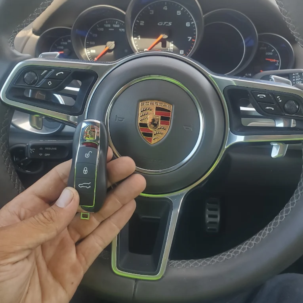 Professional key fob programming equipment with OEM-level diagnostic tools for all vehicle makes and models